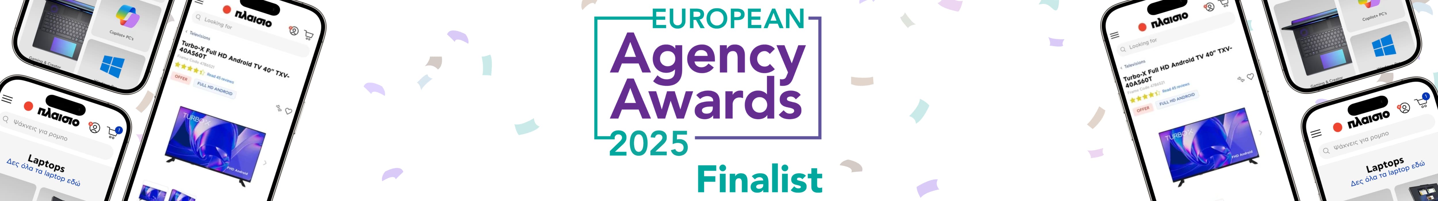 Het B2B Composable platform heeft een finaleplek veroverd in de European Agency Awards van 2025.