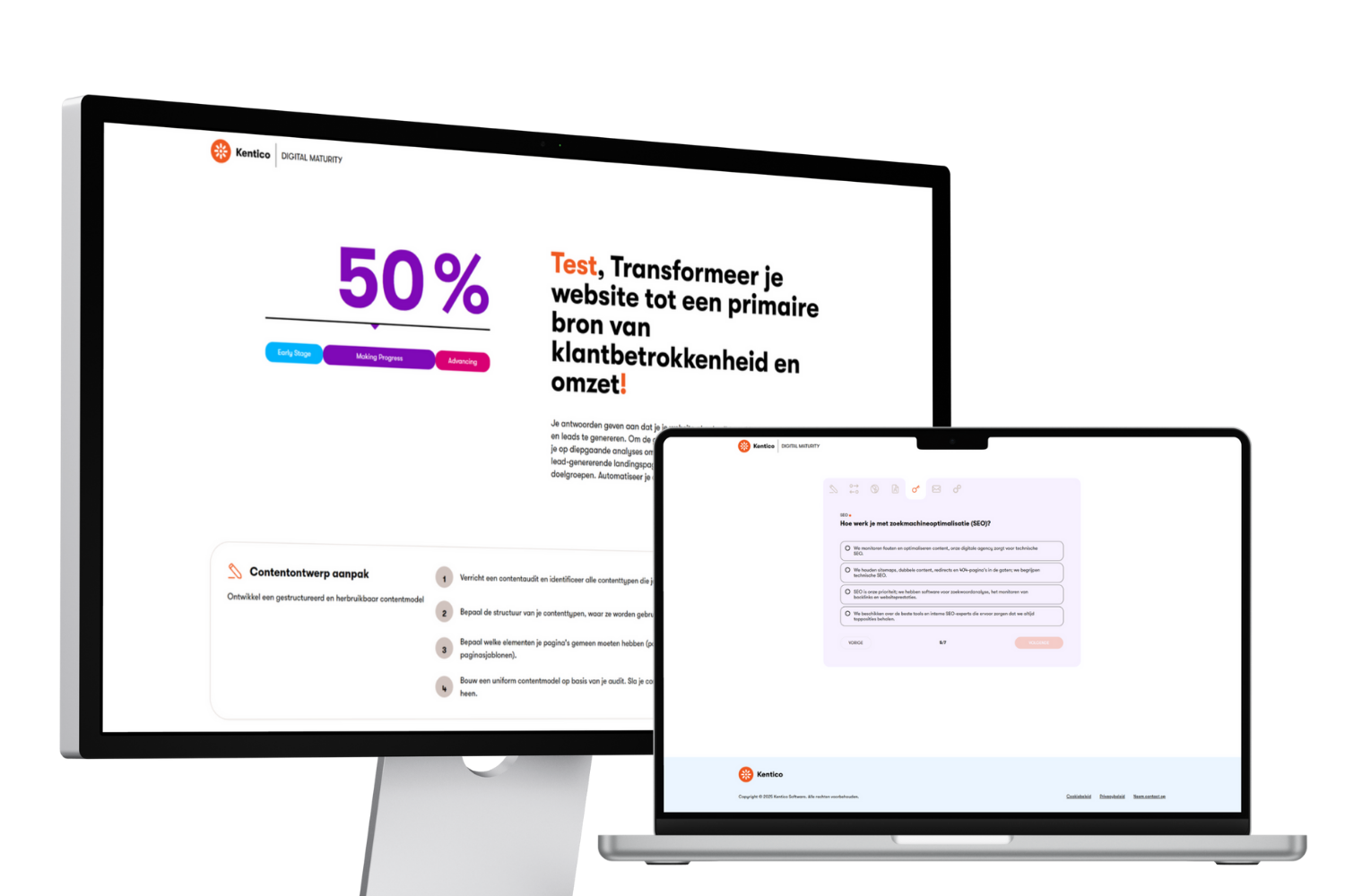 Header digital maturity calculator