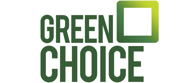 Het logo van Greenchoice, een Rotterdamse energieleverancier gericht op het toegankelijker maken van de energietransitie voor consumenten en bedrijven.