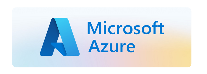Het logo van Microsoft Azure.