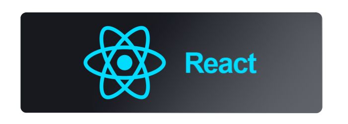 Het logo van React.